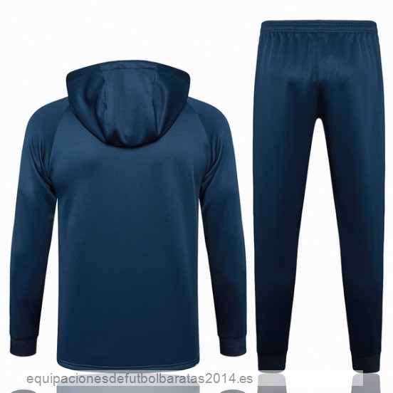 Nuevo Conjunto Completo Chaqueta Con Capucha Paris Saint Germain 23/24 Azul II Marino Baratas